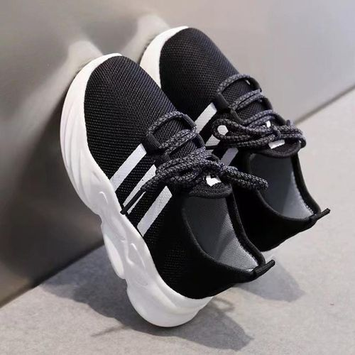 Fashion Baskets enfants en maille respirante noir