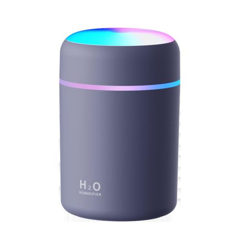 Generic Mini-Humidificateur Portable 300 ml avec Veilleuse LED