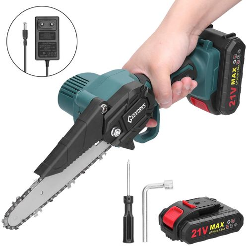 Generic Mini Tronçonneuse Sans Fil 6 Pouces 21 V