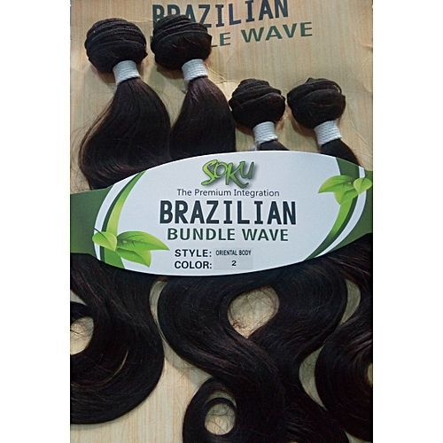 Generic Tissage 4 Boules Body Wave avec Closure