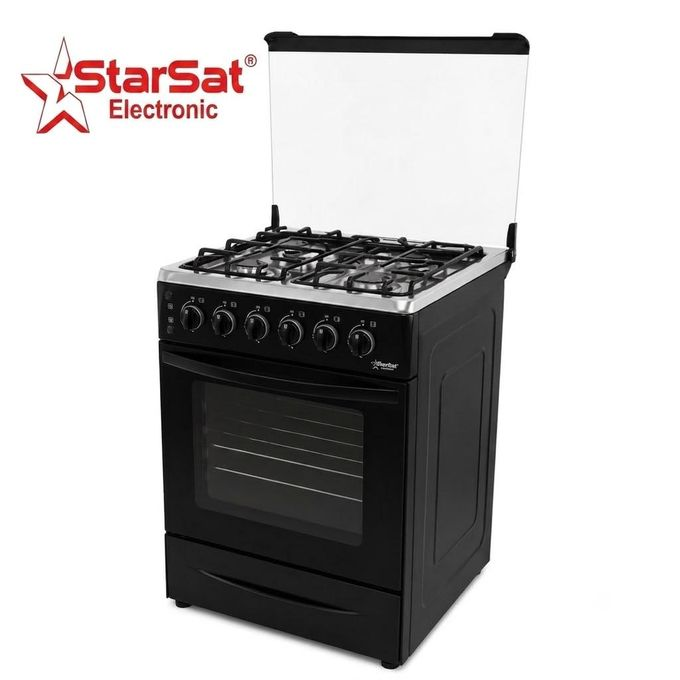 StarSat Cuisinière à Gaz Automatique GS2 60 x 60 Full Option